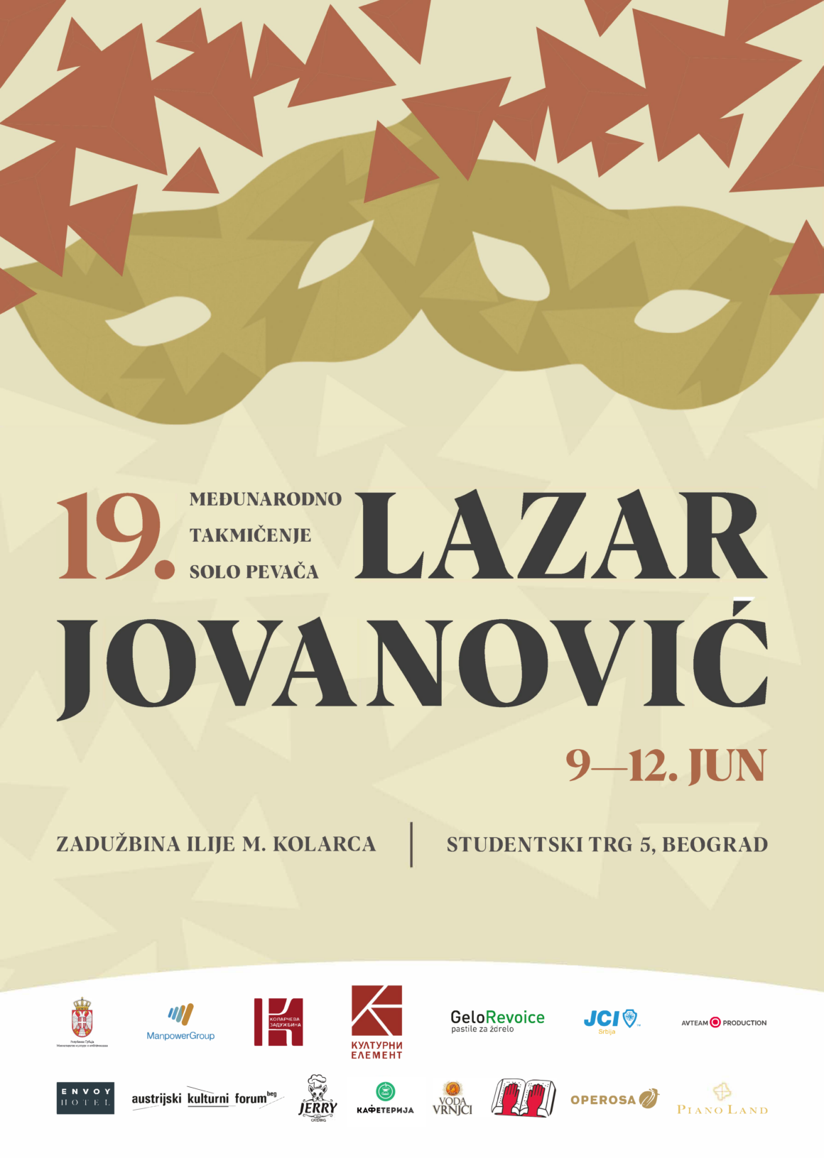 19. Međunarodno takmičenje solo pevača „Lazar Jovanović”